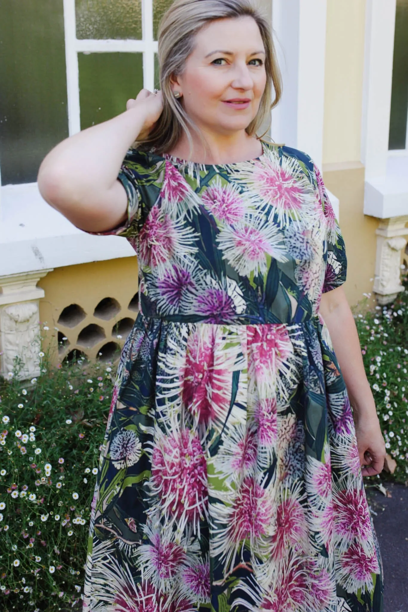 Peasant Poplin Dress - Pincushion