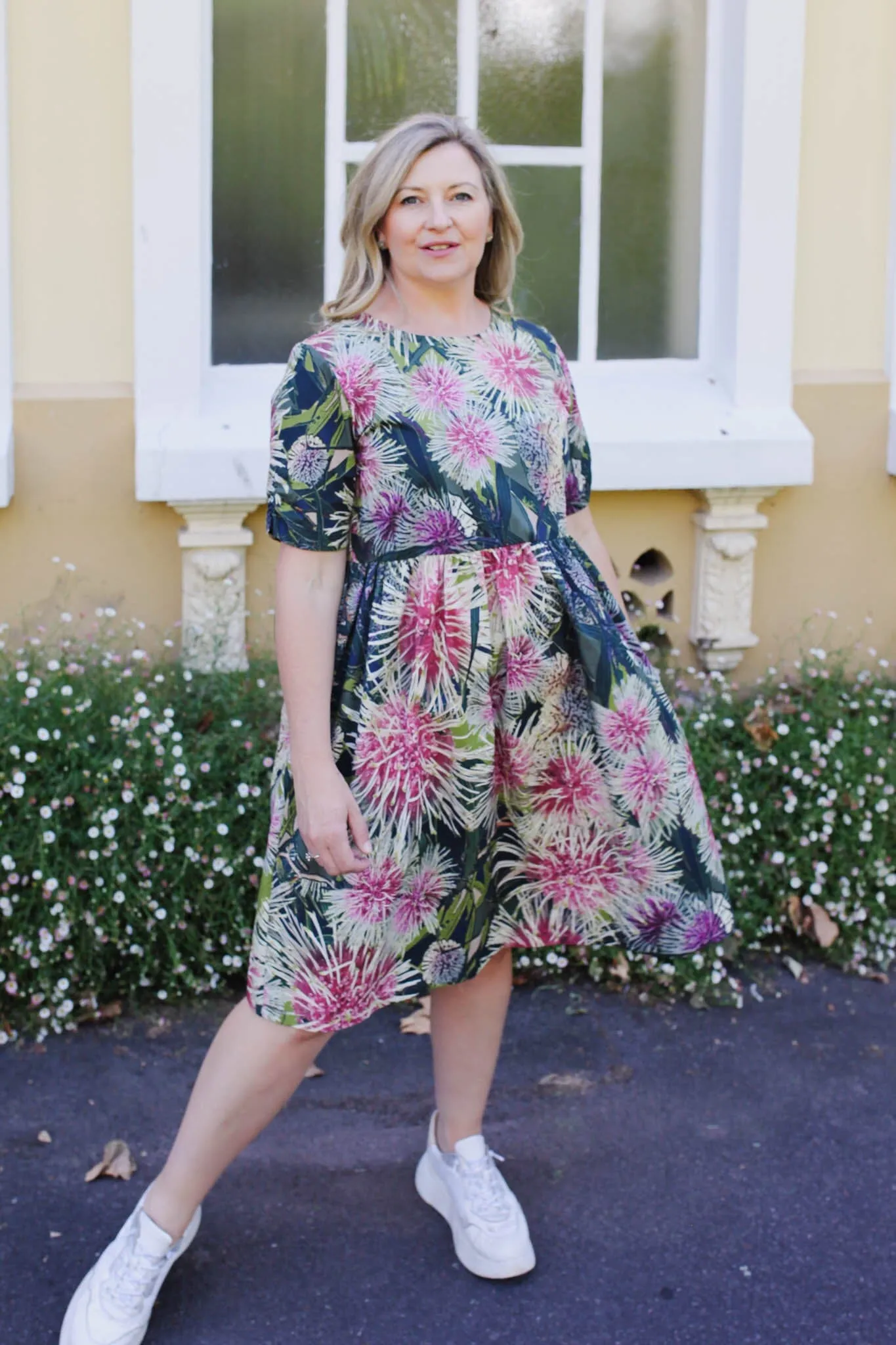Peasant Poplin Dress - Pincushion