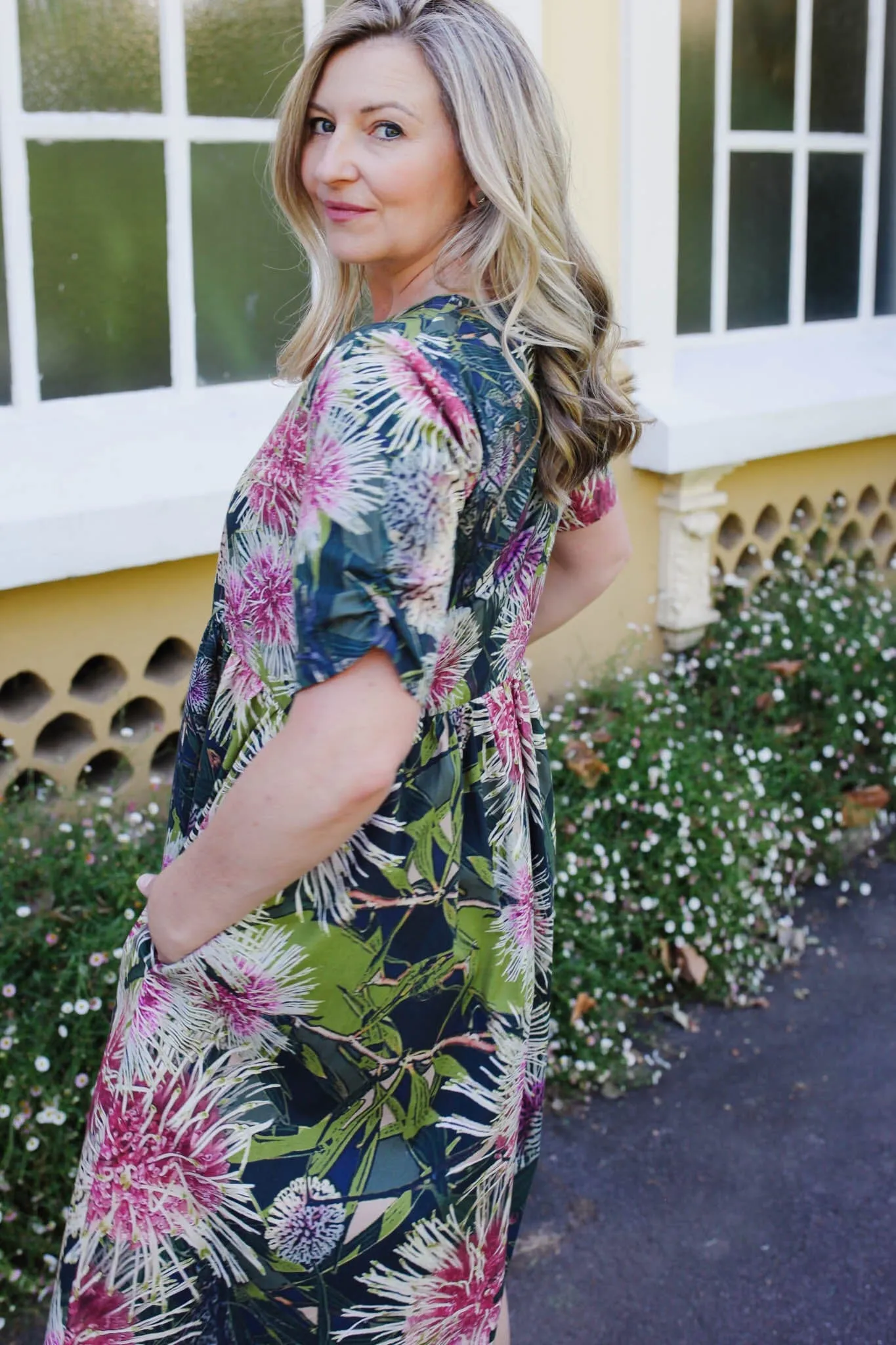 Peasant Poplin Dress - Pincushion