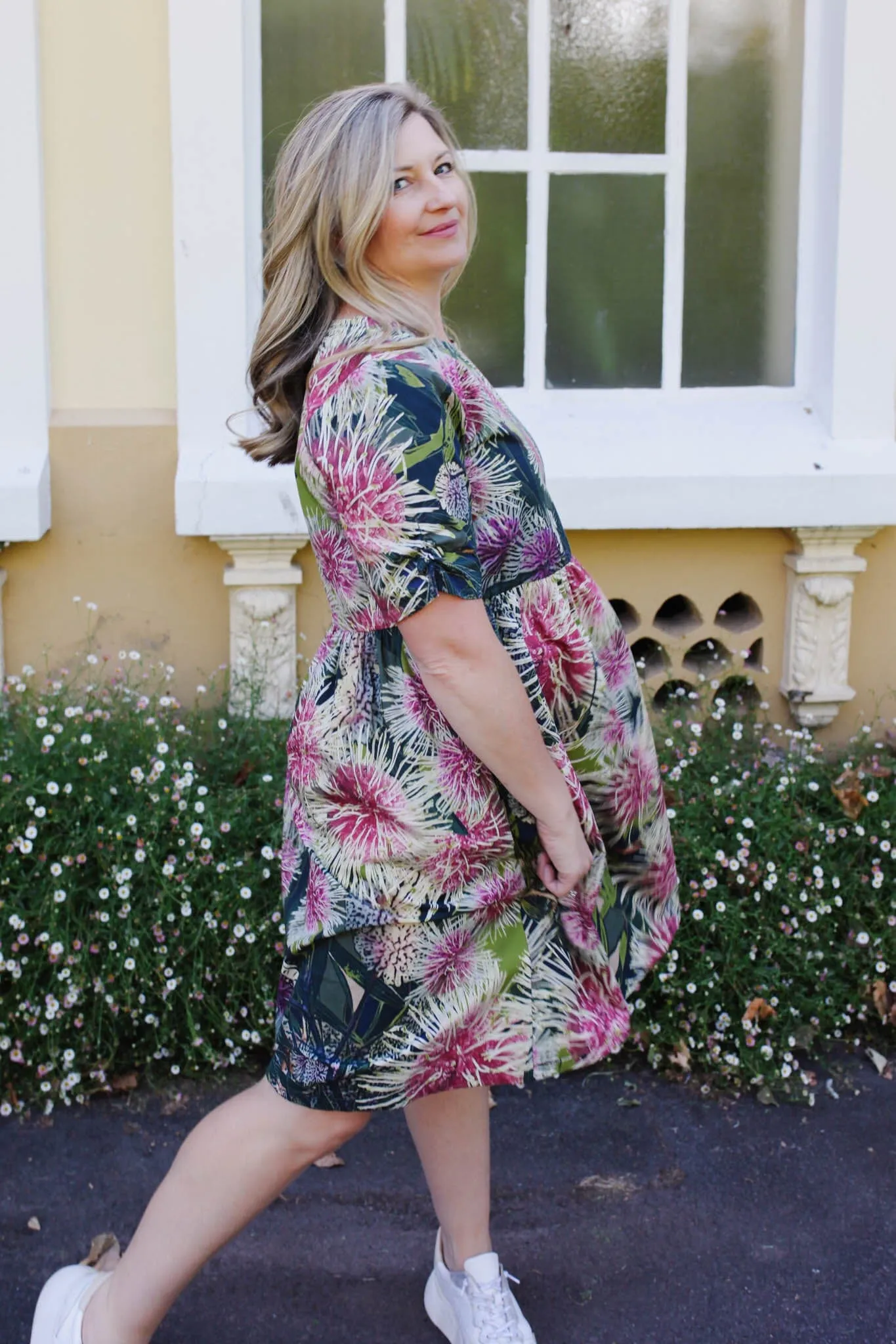 Peasant Poplin Dress - Pincushion