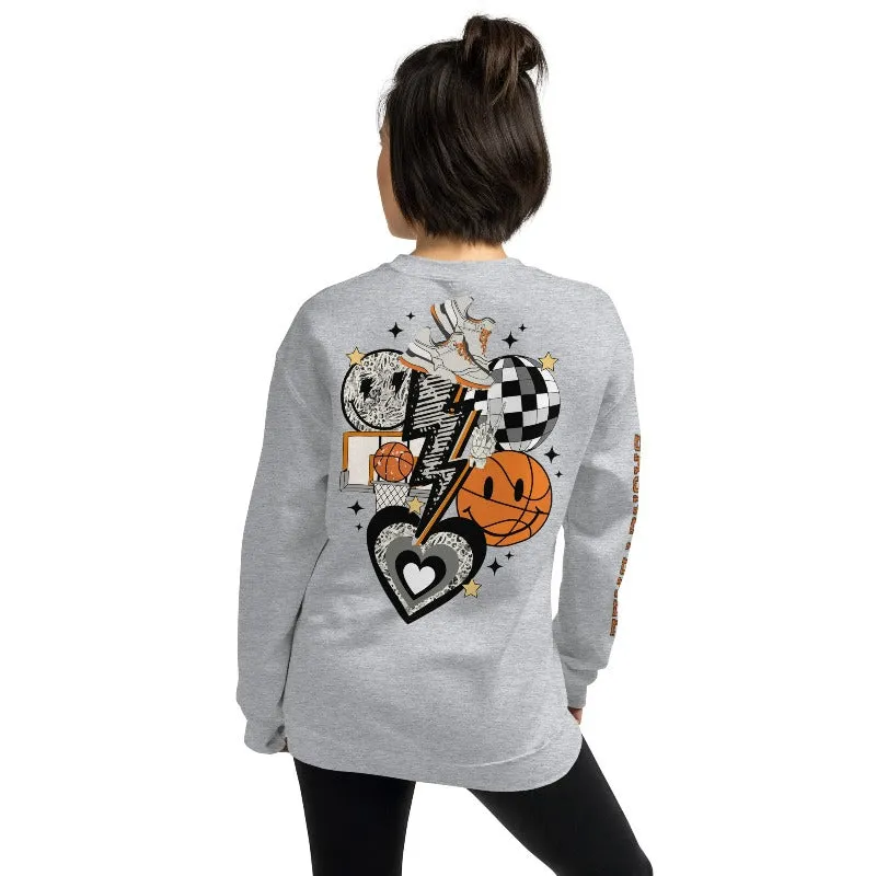 Retro Basketball Unisex Pullover Sweatshirt