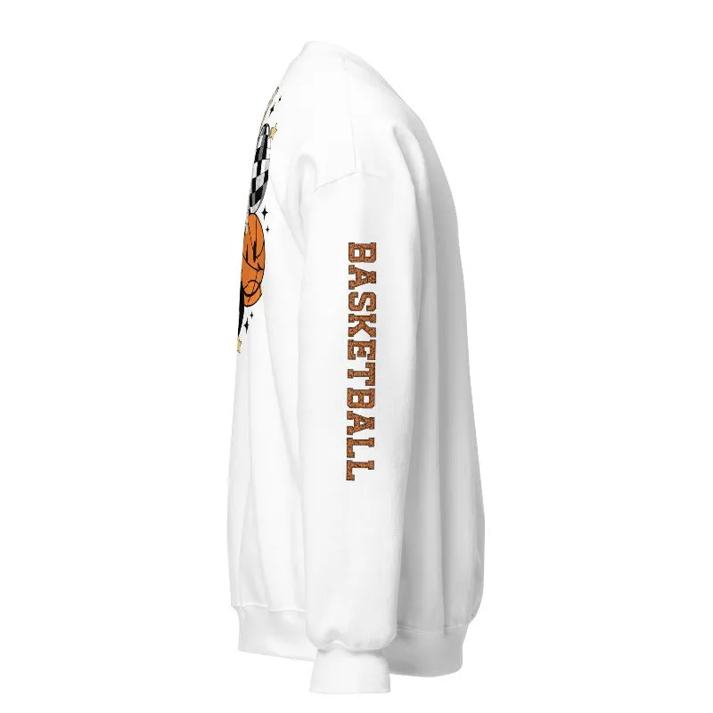 Retro Basketball Unisex Pullover Sweatshirt