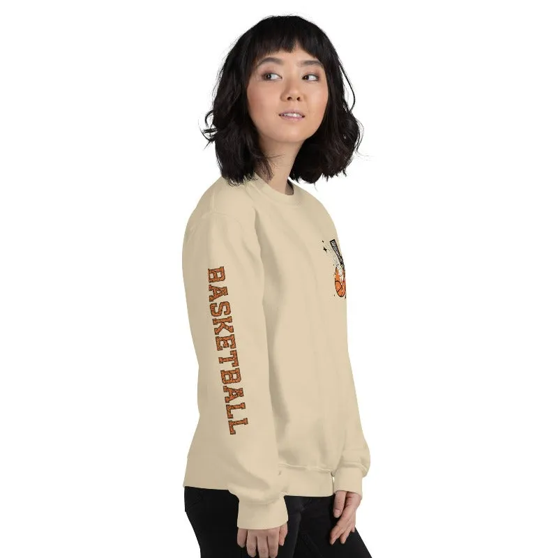 Retro Basketball Unisex Pullover Sweatshirt