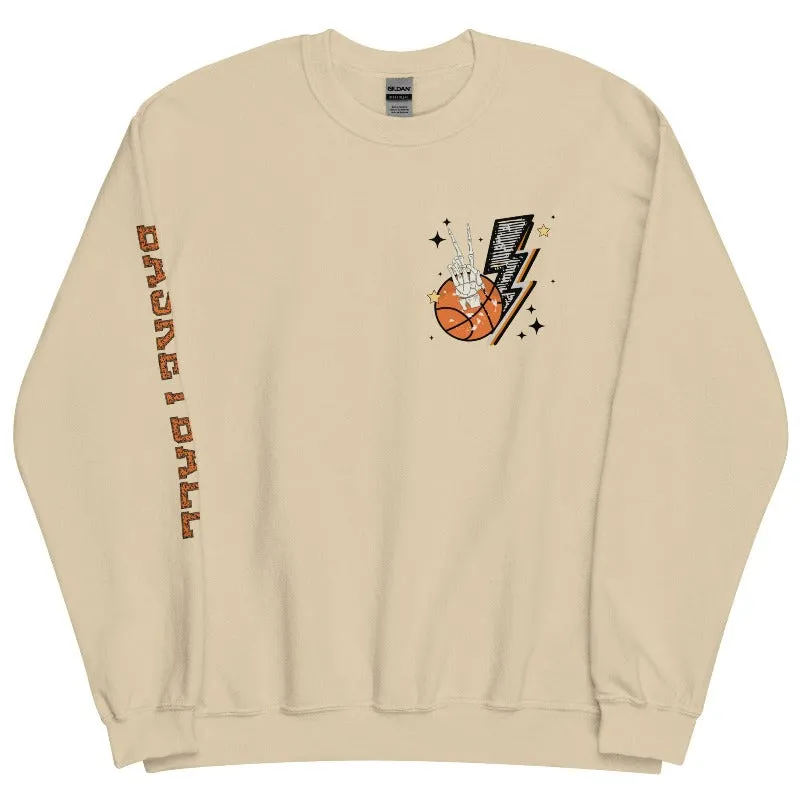 Retro Basketball Unisex Pullover Sweatshirt