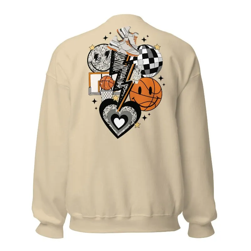 Retro Basketball Unisex Pullover Sweatshirt