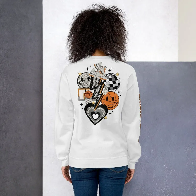 Retro Basketball Unisex Pullover Sweatshirt