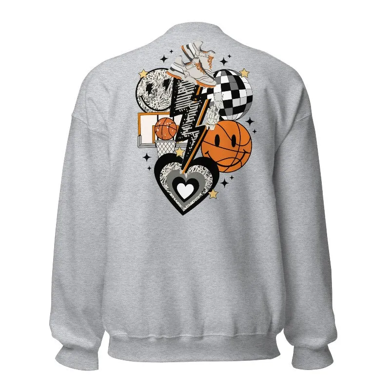 Retro Basketball Unisex Pullover Sweatshirt