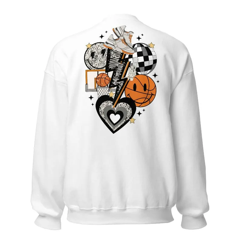 Retro Basketball Unisex Pullover Sweatshirt