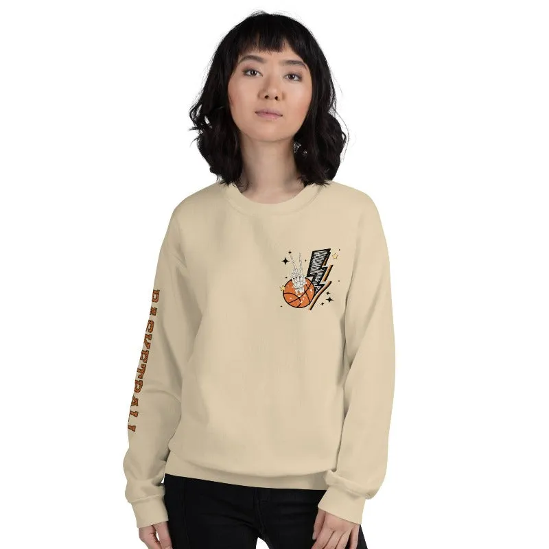 Retro Basketball Unisex Pullover Sweatshirt