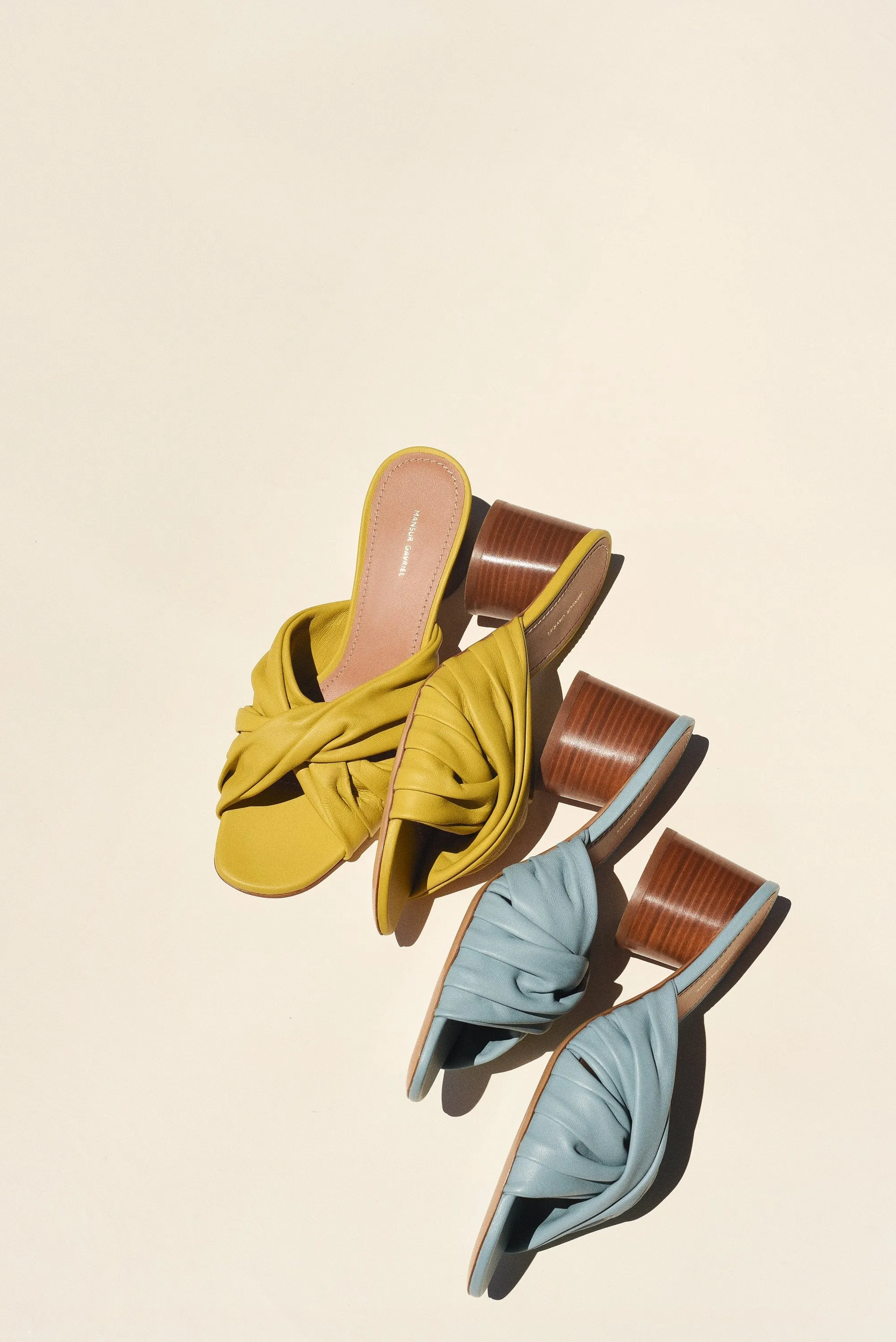 Ruched Mule - Pomelo