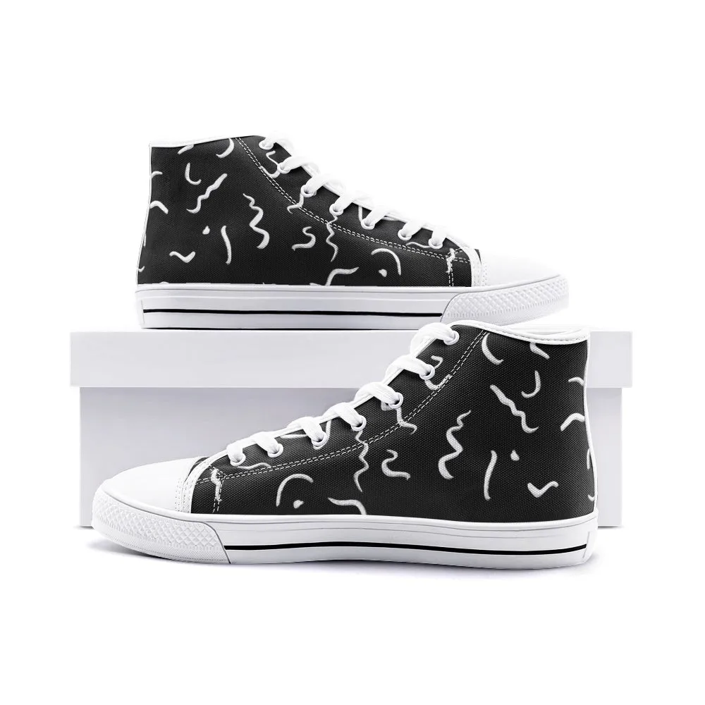 Shapeless Unisex High Top Canvas Shoes