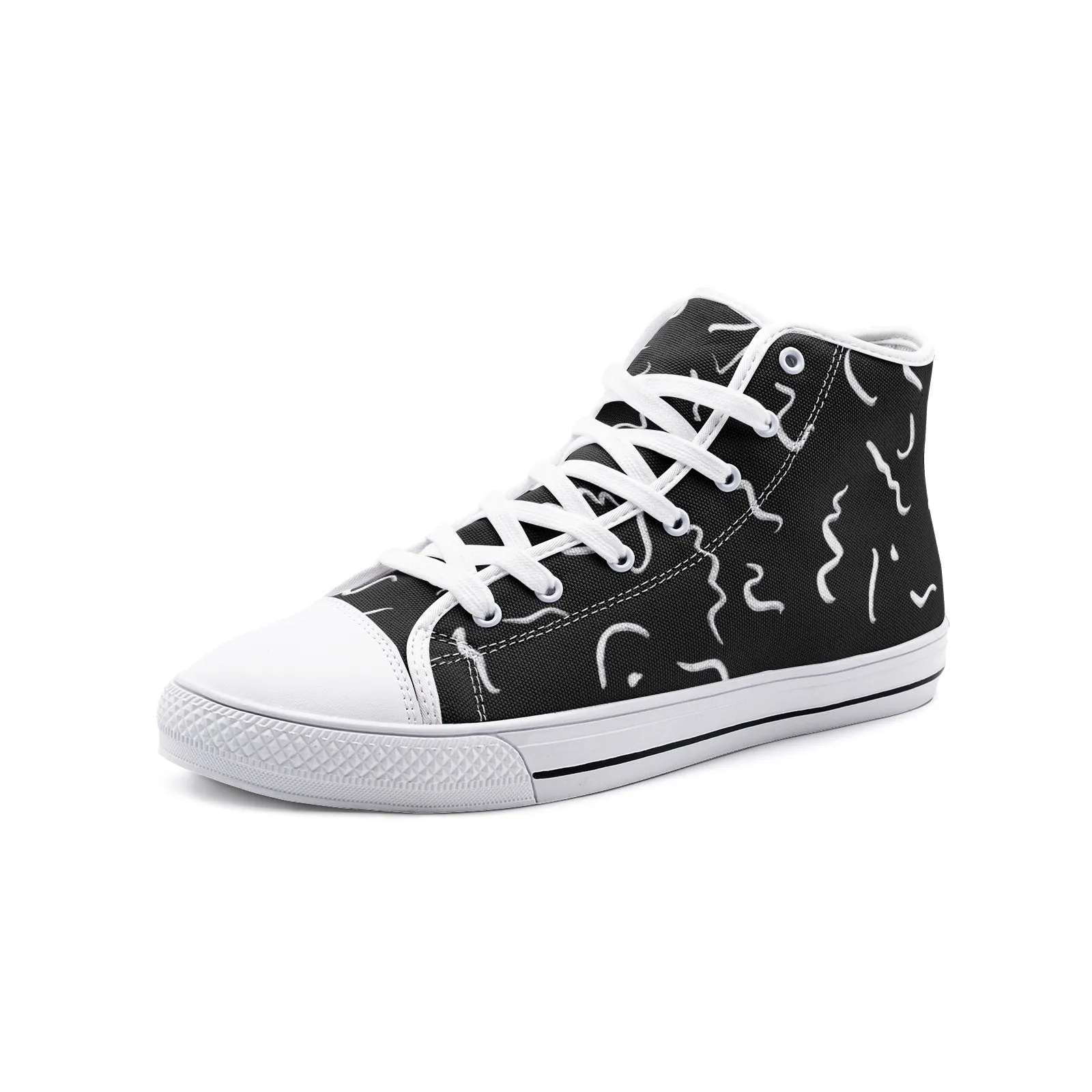 Shapeless Unisex High Top Canvas Shoes