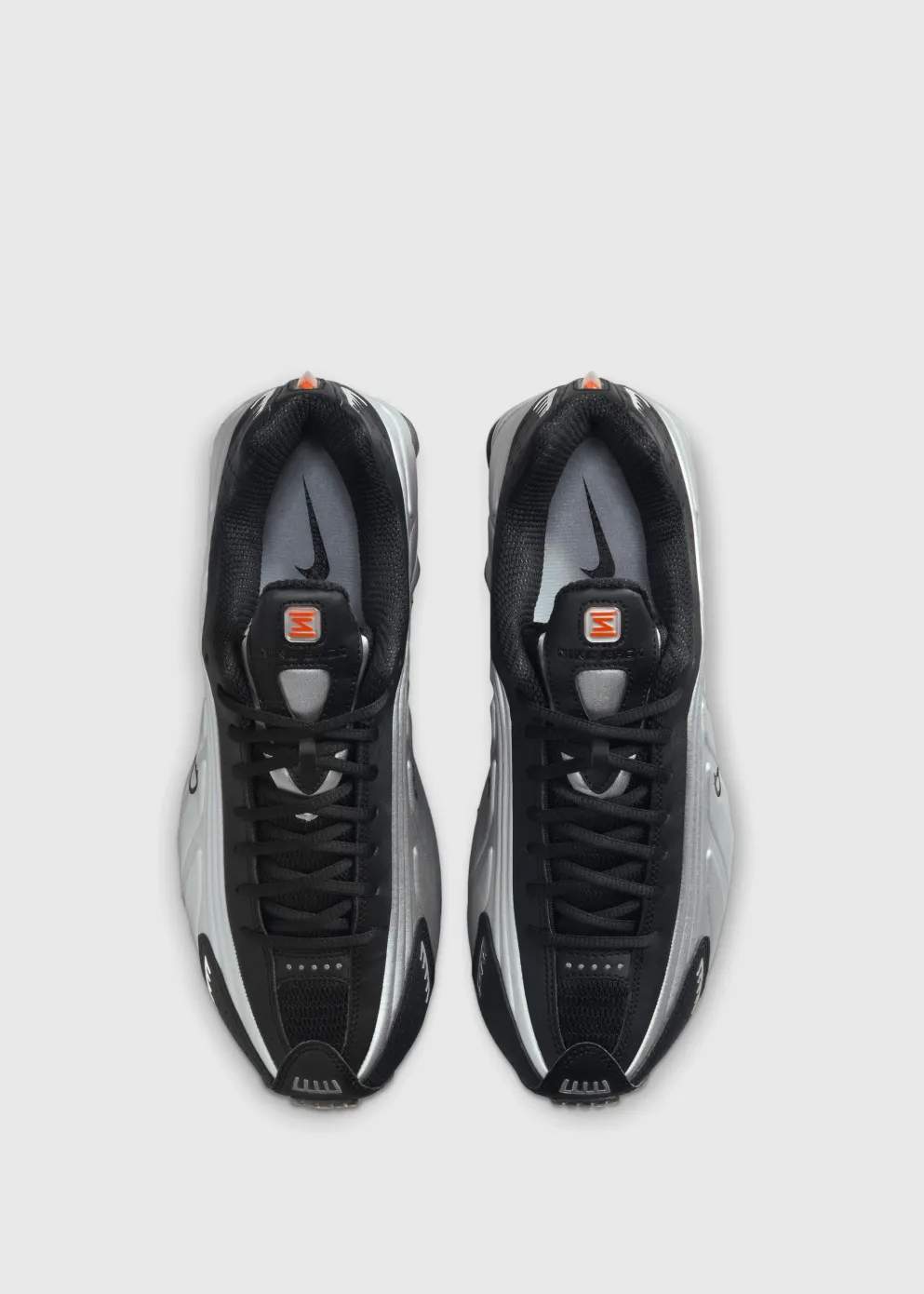 Shox R4 'Black Metallic Silver' Sneakers
