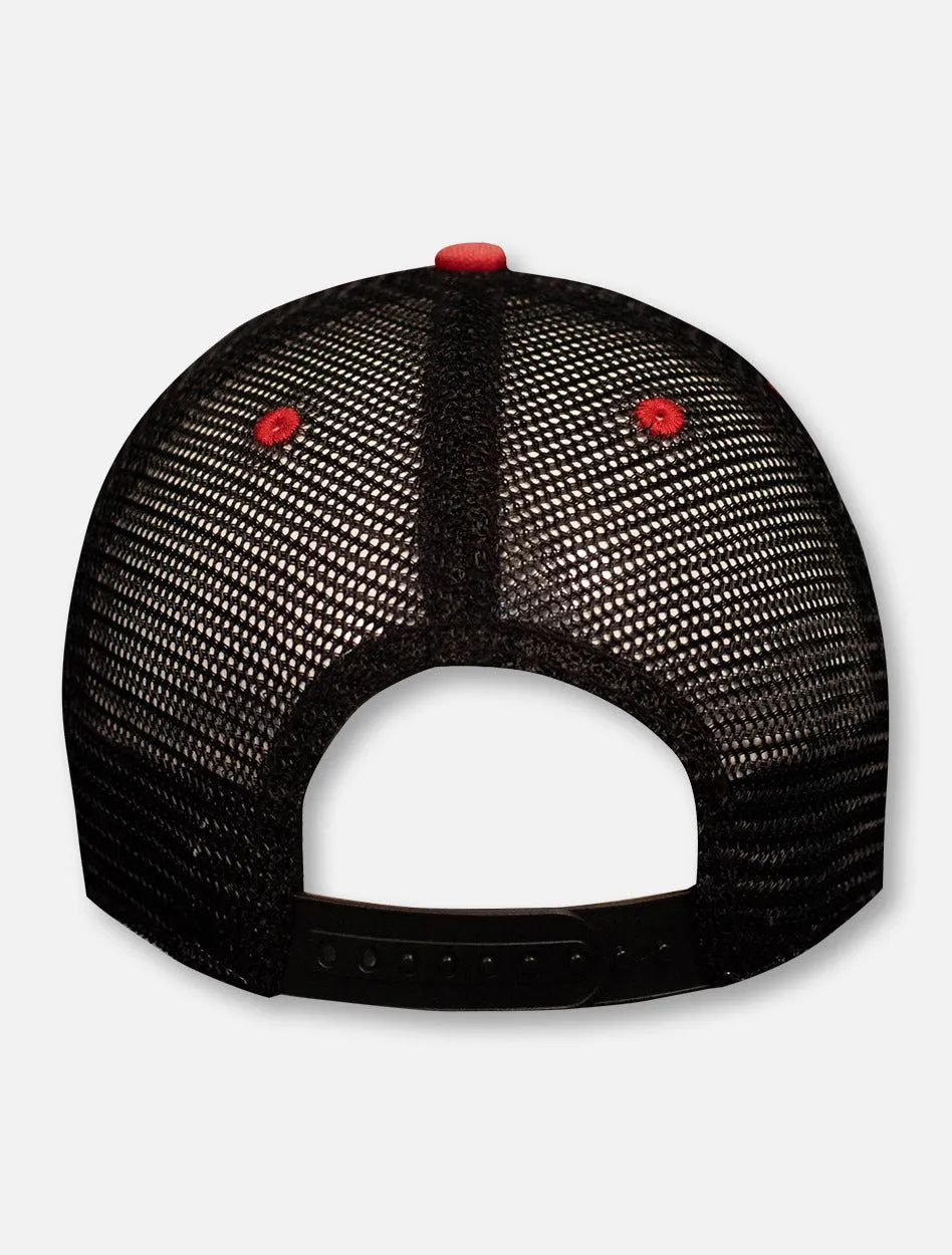 Texas Tech Red Raiders Basketball Hoop Patch Mesh Back Cap