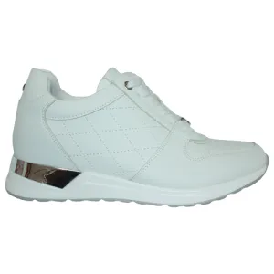 Tommy Bowe Wedge Trainers - Reynolds - White