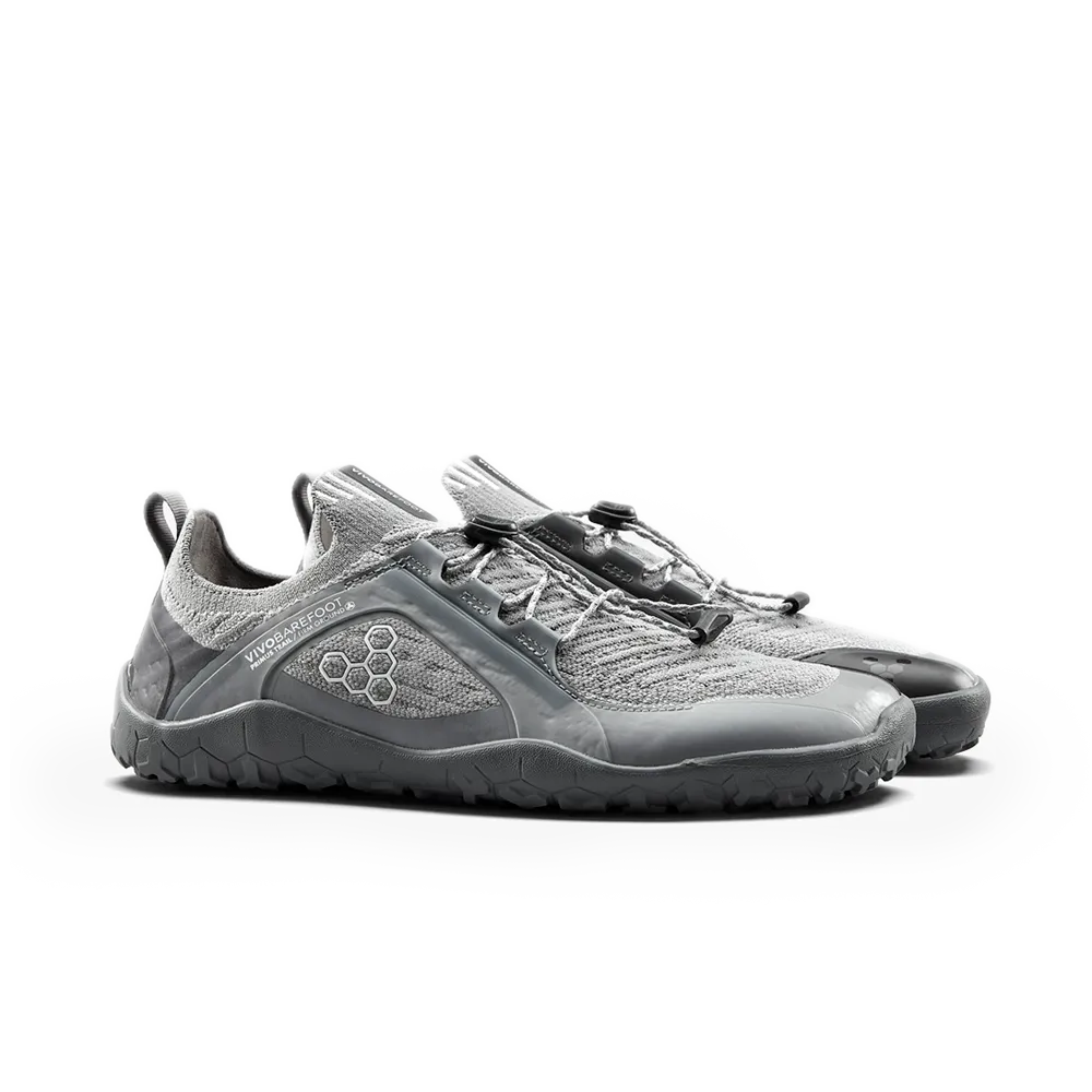 Vivobarefoot Primus Trail Knit FG Mens Ultimate Gray